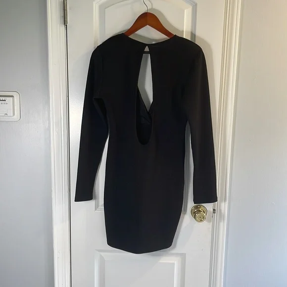 UK2LA Women’s long sleeve black dress - Picture 6 of 7